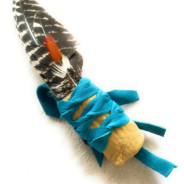 Smudge Fan, Spirit Feather, smudging feather, prayer feather, ceremonial tool, home decor