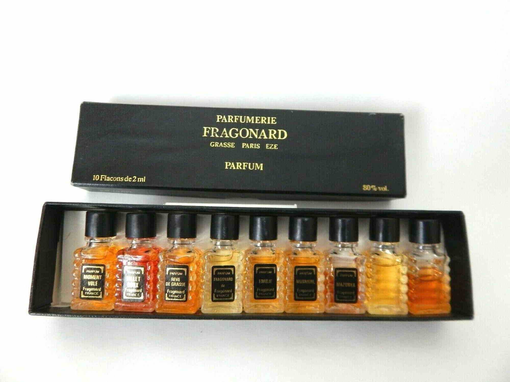 Miniatures Soleil collection Set of 3 Eaux de Parfum Fragonard