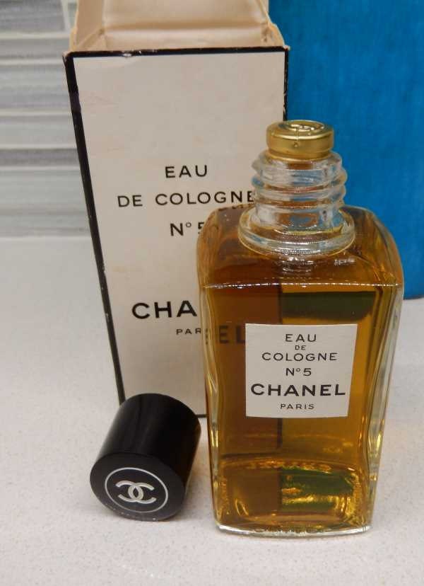 Vintage Chanel No. 5 Eau De Cologne 4 Oz SEALED Bottle With 