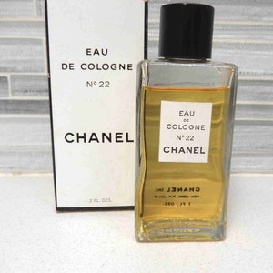 Vintage Chanel No. 22 Eau De Cologne Splash 2 Oz. 60 Ml 