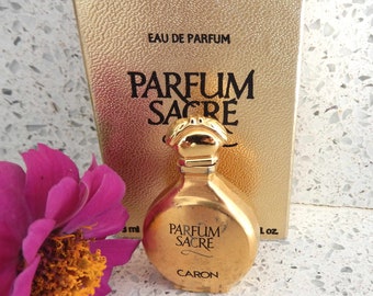 Caron Parfum Sacre 1990s 3 Ml in Original Sample in Box - Etsy Israel