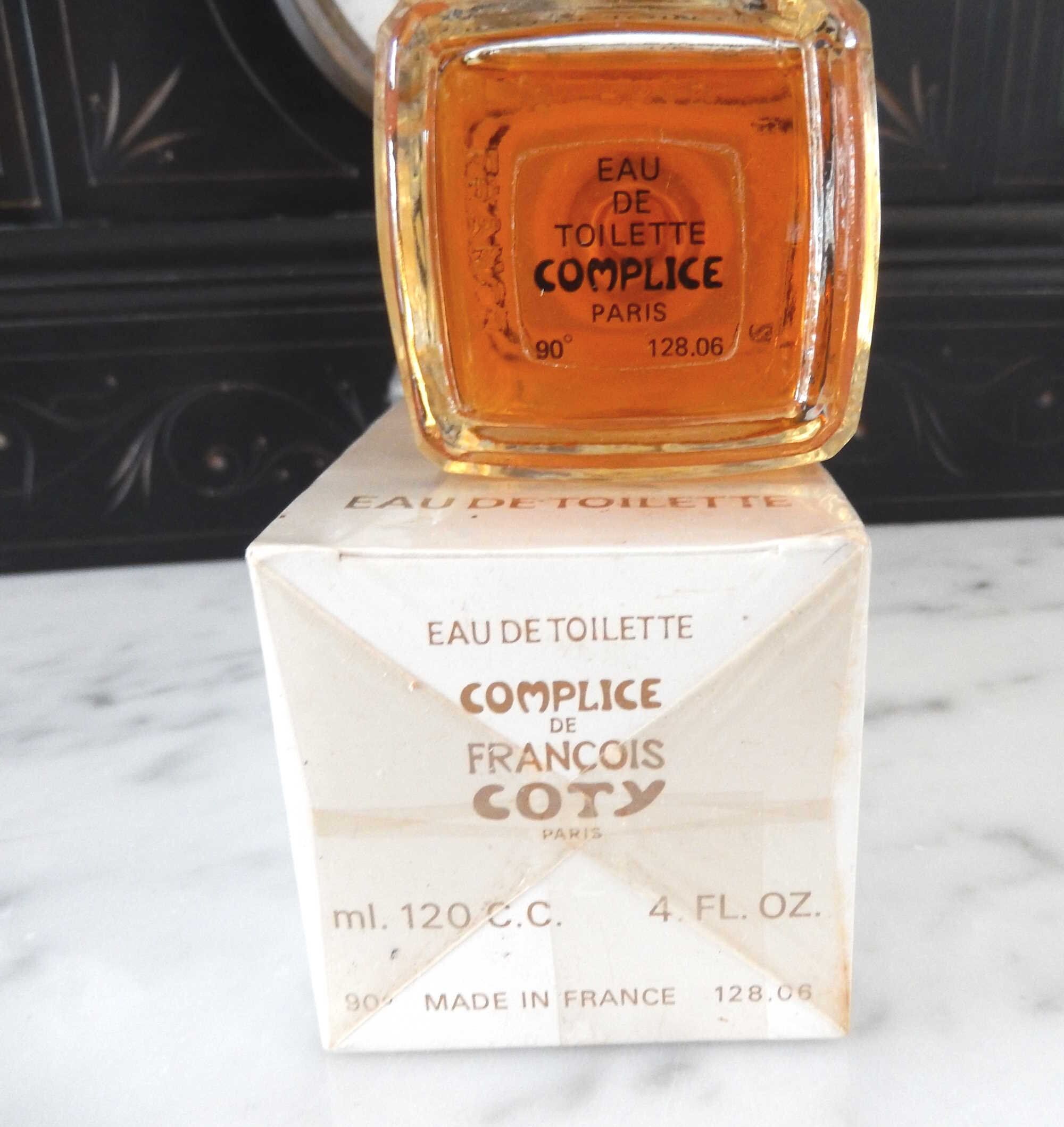 Complice De Francois Coty Eau De Toilette 4 Oz. 120 Ml Splash