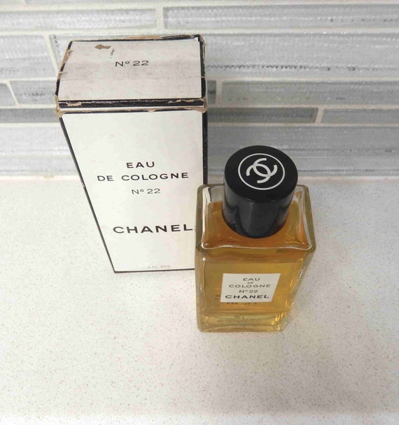 Vintage Chanel No. 22 Eau De Cologne Splash 2 Oz. 60 Ml - Etsy