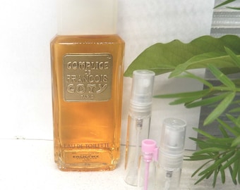 Coty Complice Eau De Toilette 1973 Samples Decants