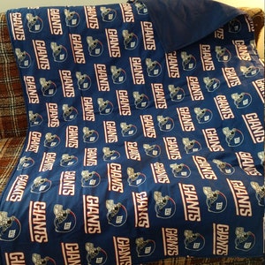 Pillow Quilt/Quillow NFL teams fully handmade lap quilt that folds into a pillow! Perfect for fans of all ages!