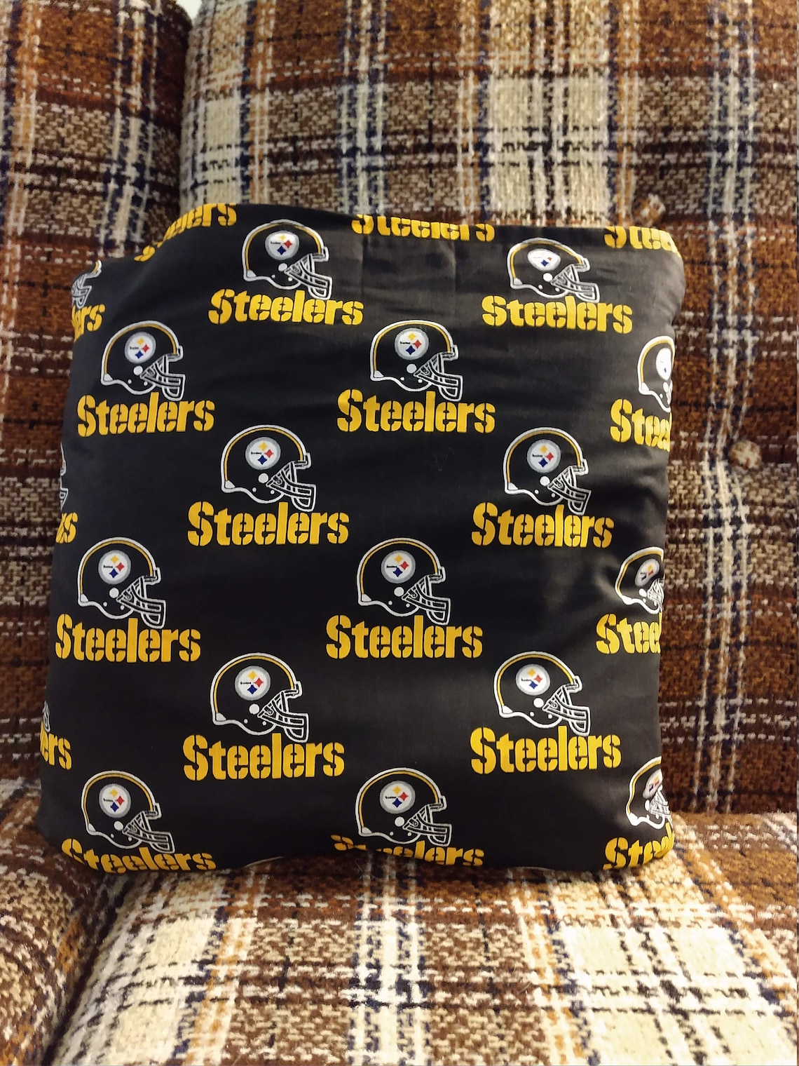 Pillow Quilt/quillow NFL Teams Fully Handmade Lap Quilt That Folds Into