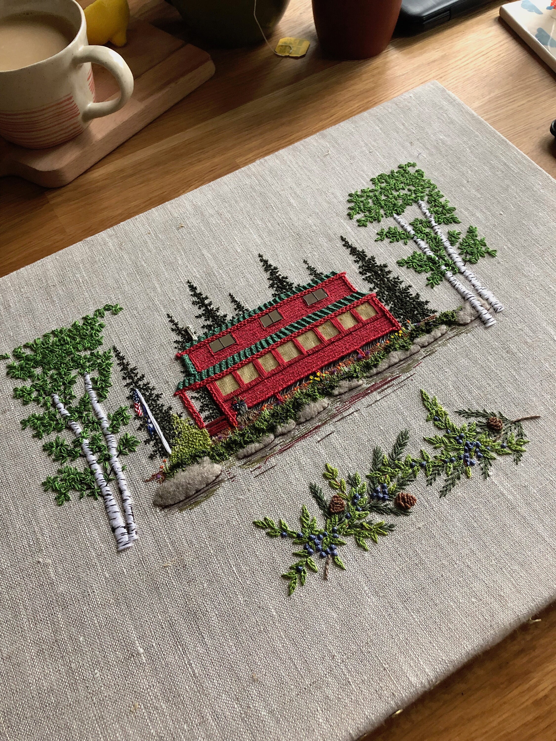 Custom House Portrait Embroidery Pattern – Personalized Home Stitch ...