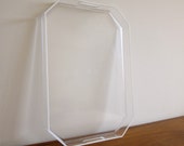 Vintage 17'' Lucite Clear Tray with Handles - a great bar accessory