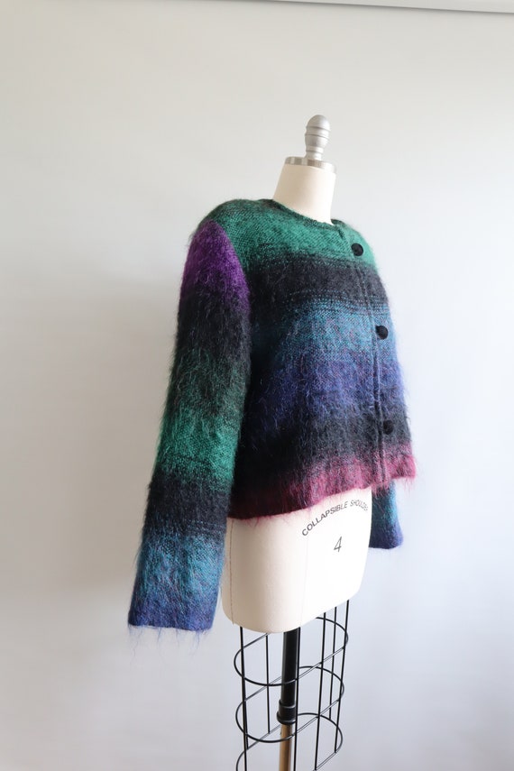 Handwoven Mohair Wool Jacket Canadian Blazer Coat 