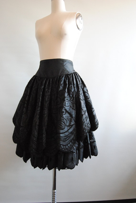Lolita Lempicka Dreamy Full Ruffle Skirt Black Size M Short | Etsy