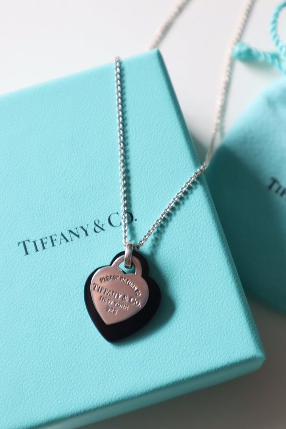 Tiffany & Co Return to Tiffany Black Onyx Double … - image 1