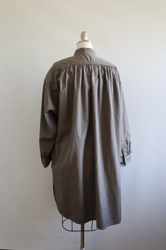 Akris Vintage Grey Jacket Chore Coat Lightweight … - image 4