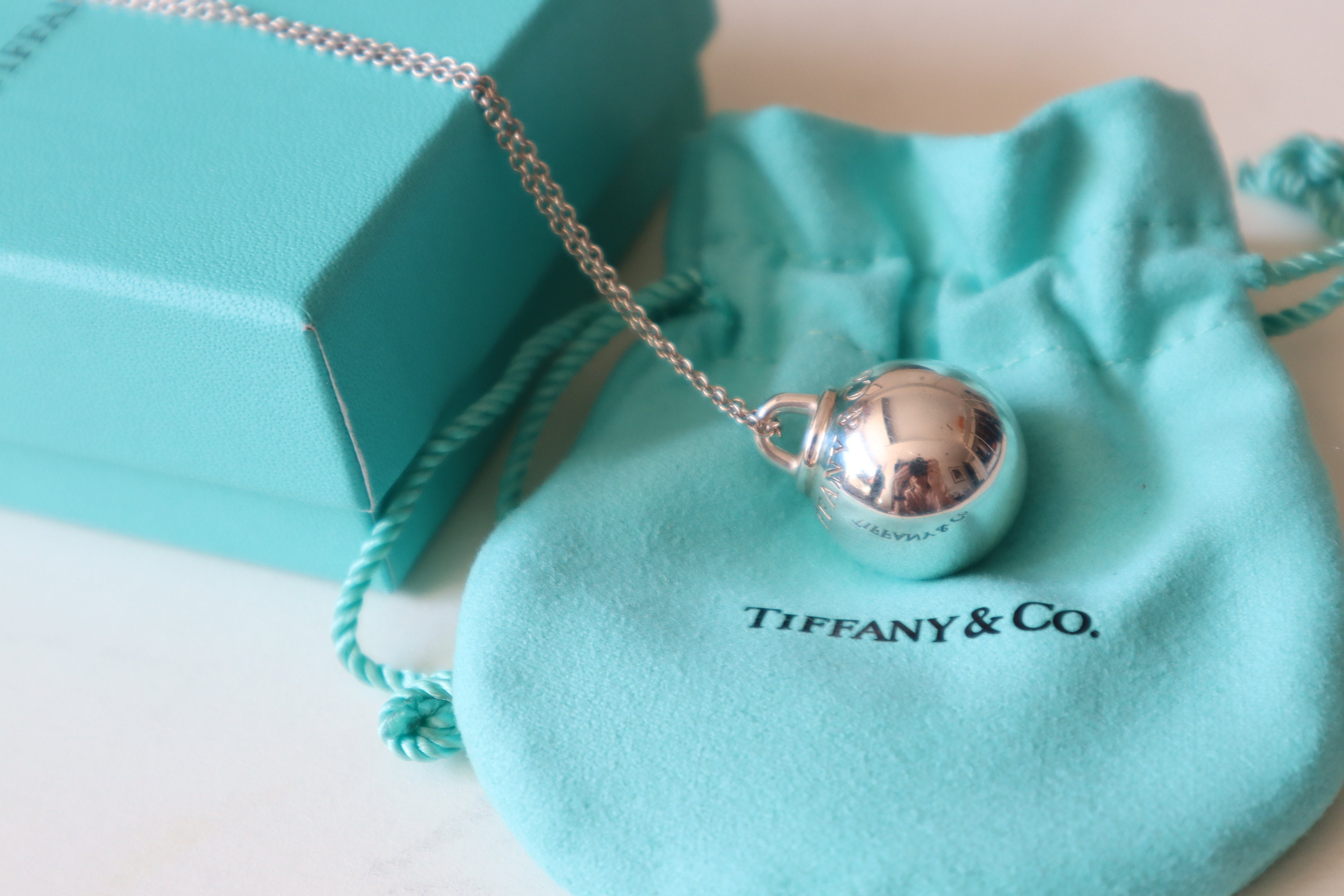 Tiffany clearance ball pendant