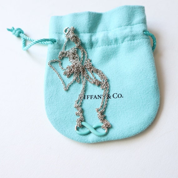 Tiffany blue shop infinity necklace