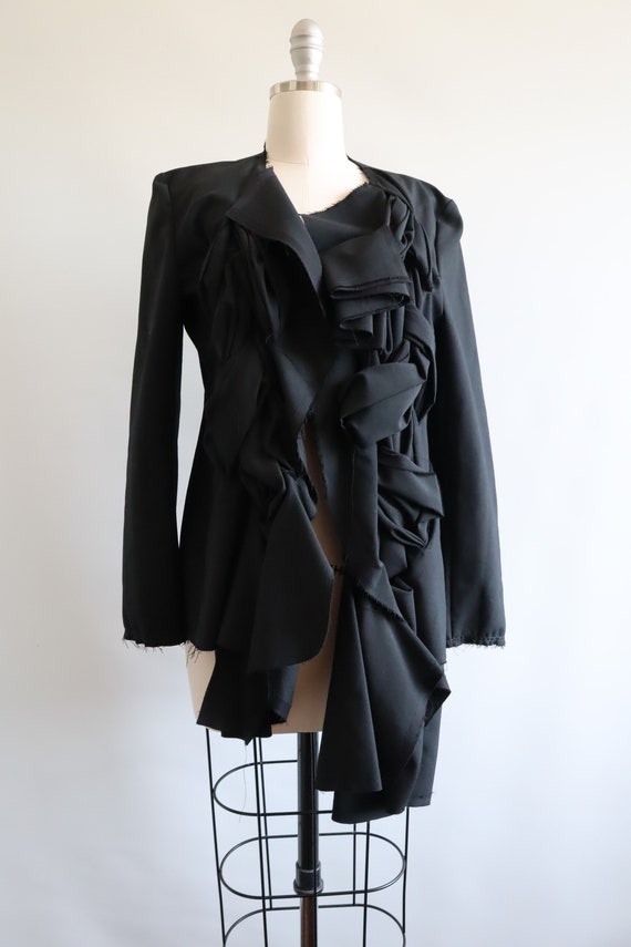 Comme des Garcons Women's Jacket Blazer Black Ava… - image 3