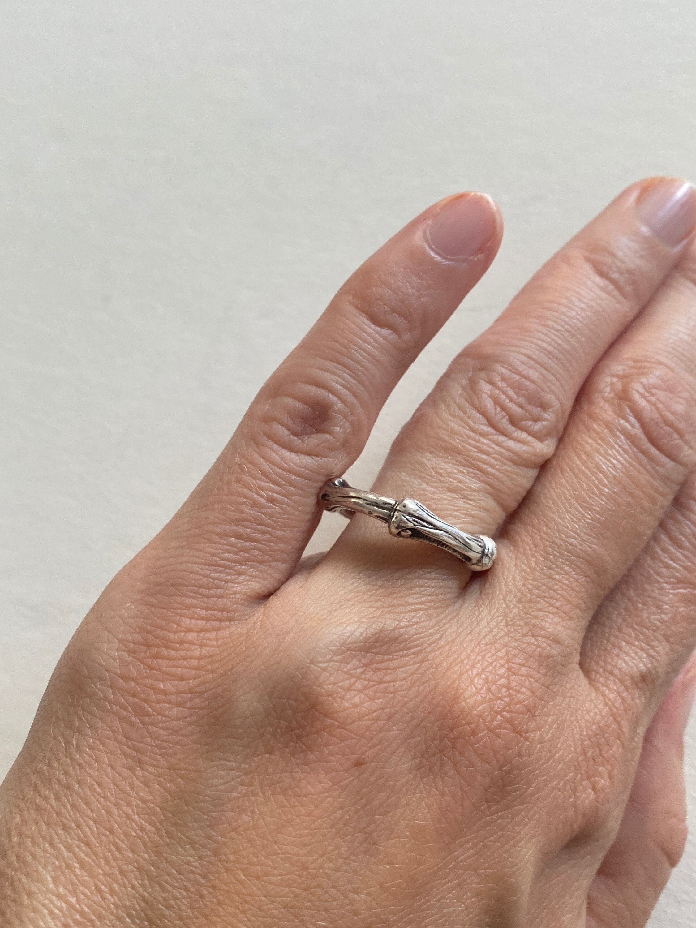 Tiffany & Co Bamboo Ring Size 5.5 Sterling Silver Minimalist Tiffany & Co Bamboo Ring Size 5.5 Sterling Silver Minimalist