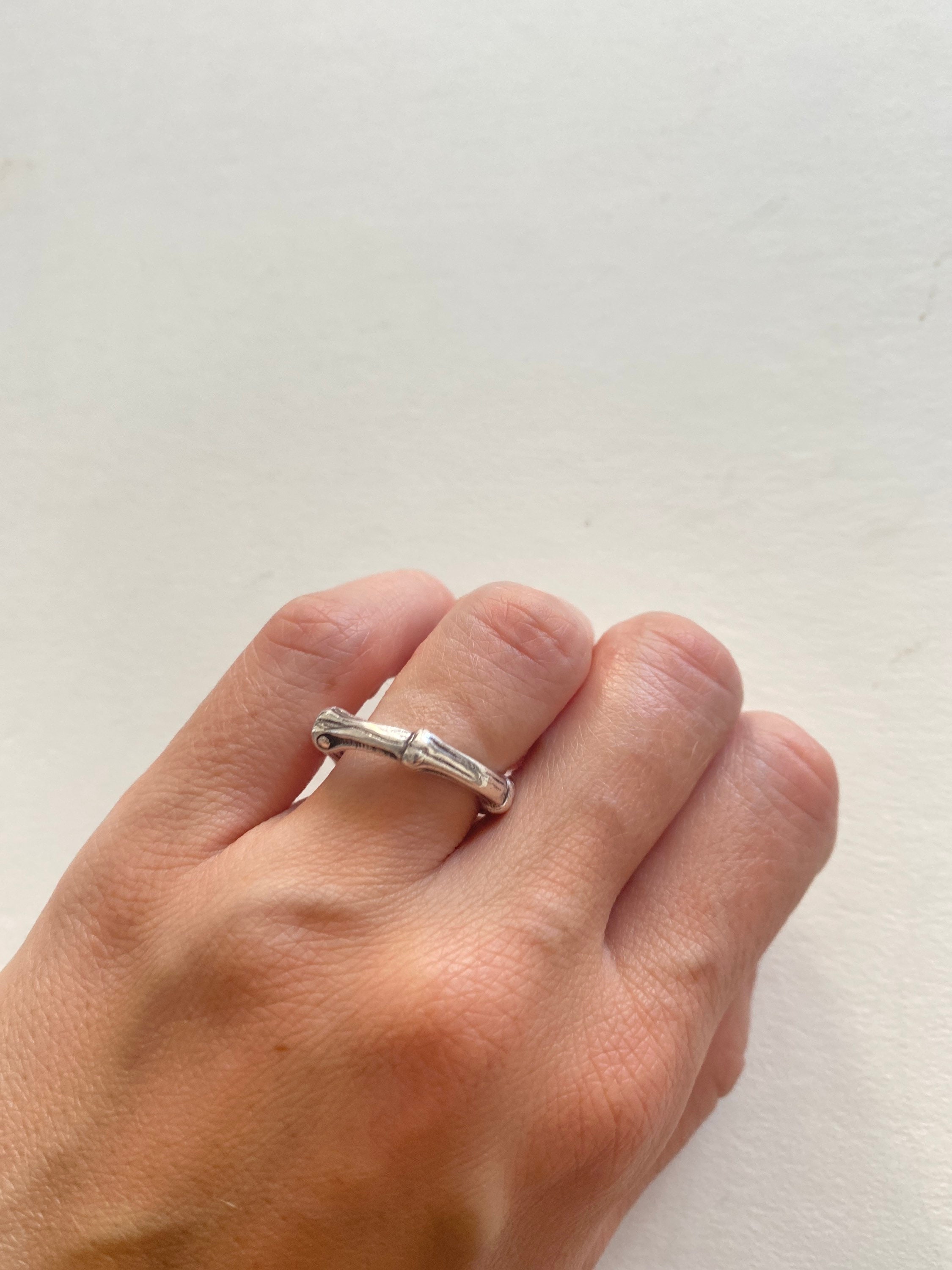 Tiffany & Co Bamboo Ring Size 5.5 Sterling Silver Minimalist Tiffany & Co Bamboo Ring Size 5.5 Sterling Silver Minimalist