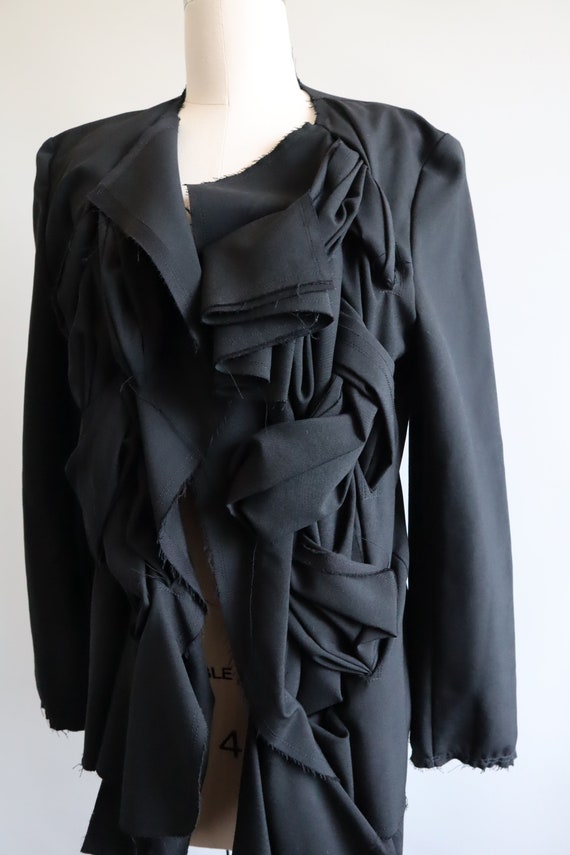 Comme des Garcons Women's Jacket Blazer Black Ava… - image 4