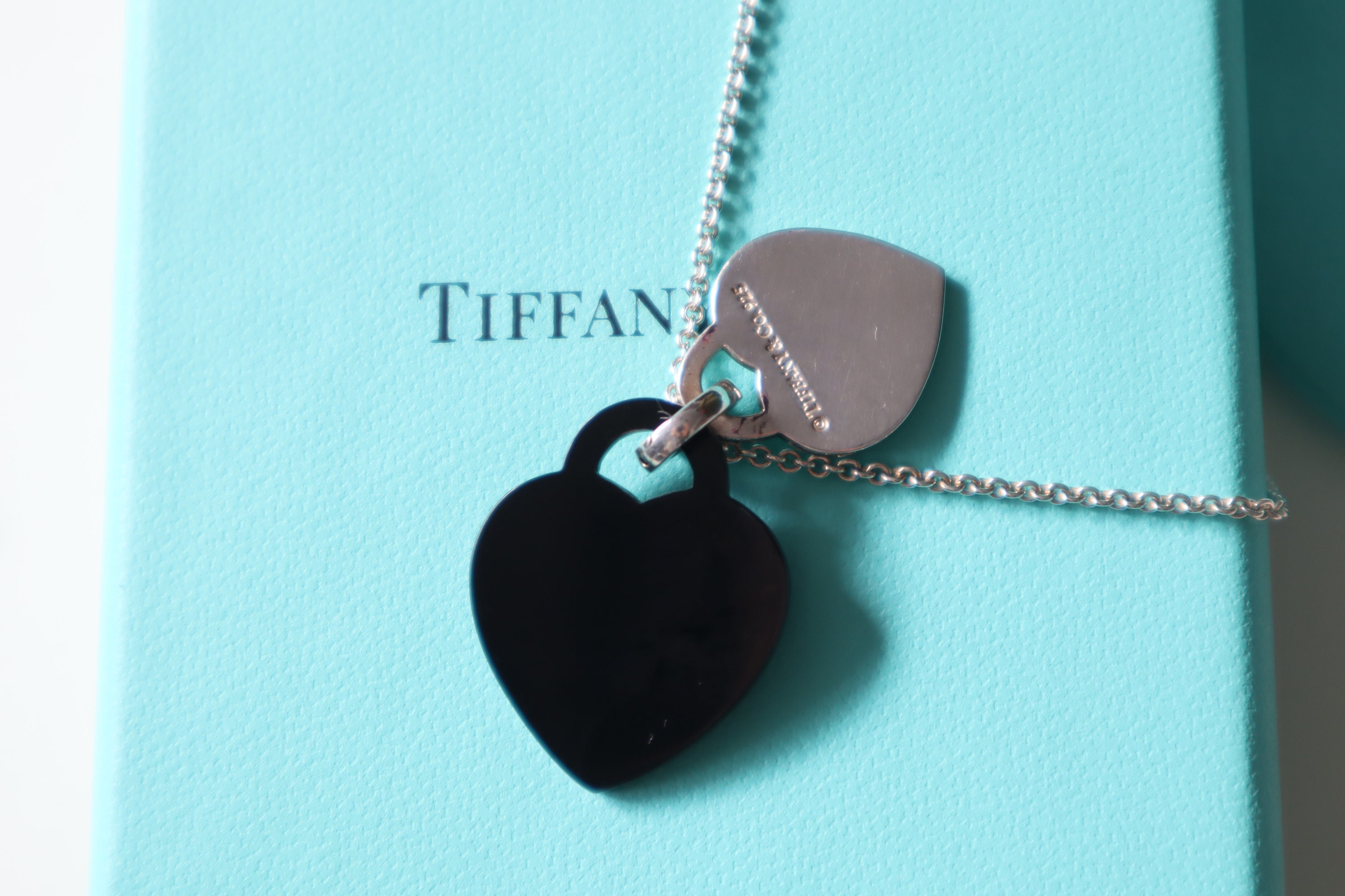 TIFFANY & CO.] Tiffany Heart Tag Rett Titi Fanny Ball Chain Silver 925  Silver Unisex Necklace A+rank – KYOTO NISHIKINO