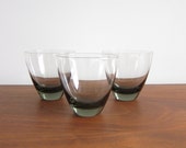 RESERVED Holmegaard Copenhagen Smoke Glasses Per Lütken Set of 3