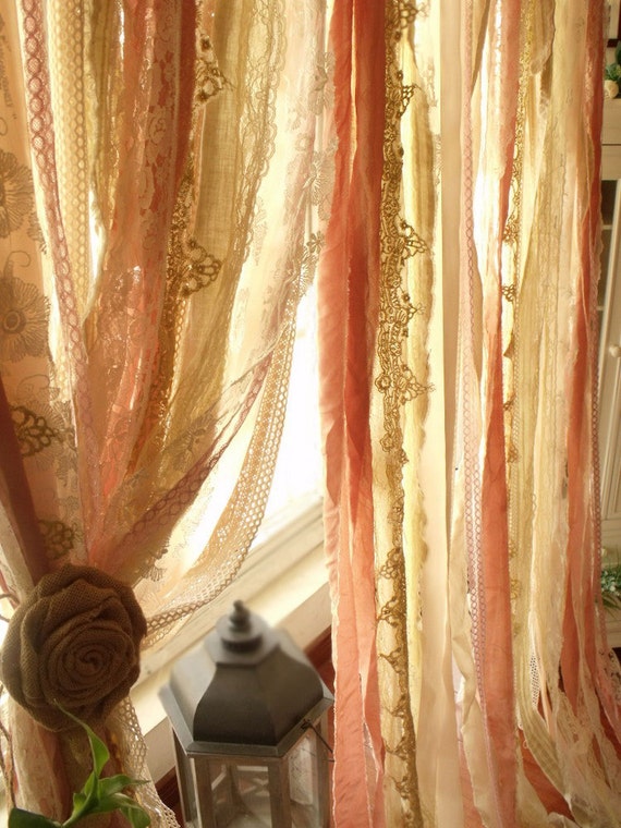 60/" Pink Rose Fabric Garland Ribbon Nursery photoprop backdrop Curtain Light