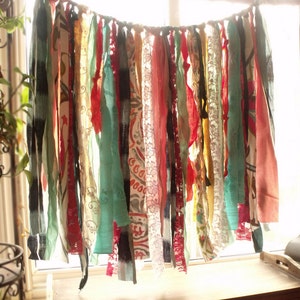 Rag Curtain - Etsy
