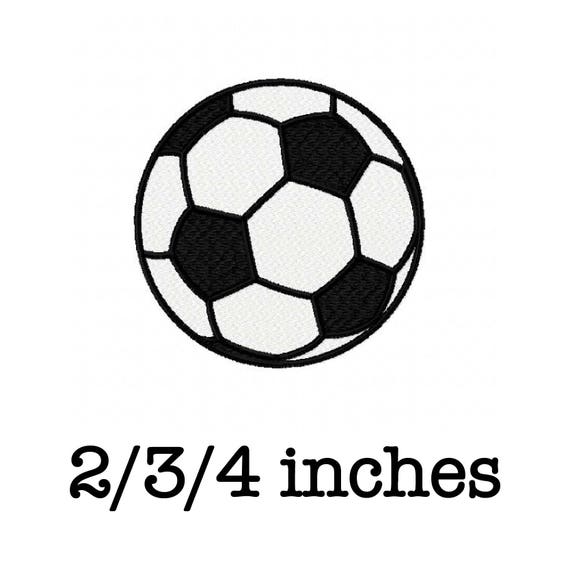 Ballon de football football 2/3/4 pouces machine broderie design