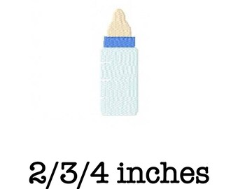 Baby bottle machine embroidery design 2/3/4 inch instant download
