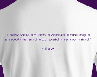 Connor Wood DWTS Viral Smoothie Tee, Jennifer Lawrence Quote (DWTS)