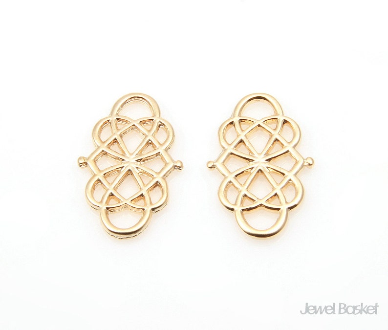 4pcs Lace Pendant in Matte Rhodium 20mm x 13mm BMS292-P