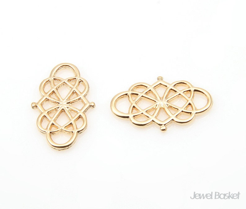 4pcs Lace Pendant in Matte Rhodium 20mm x 13mm BMS292-P