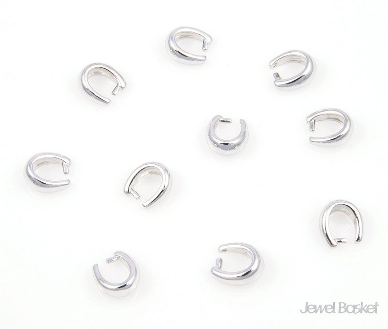 PRH038L 10pcs / Pendant Loop Bail / 6mm x 7mm Etsy