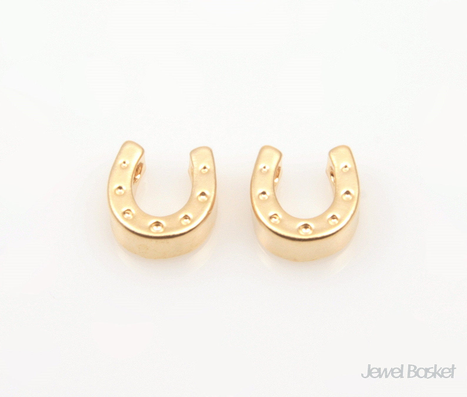 4pcs Horseshoe in Matte Gold / Horse Shoe / Horse Hoof / Etsy