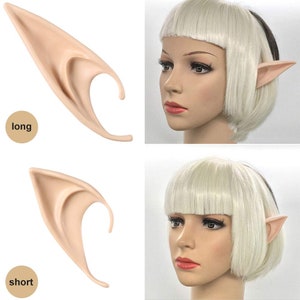 Cosplay Ear Latex Elf Ear Costume Soft Pointed Goblin Ears - Etsy