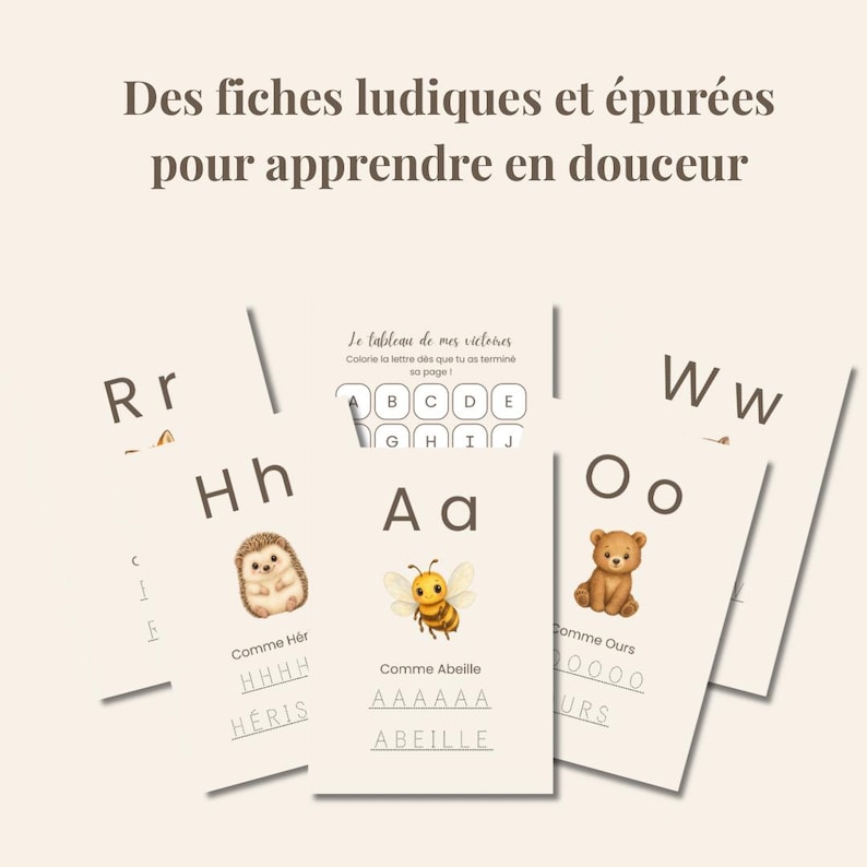 Printable Alphabet Book for Preschool • Letter Tracing Workbook (PDF ...