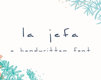 La Jefa Font with Commercial License