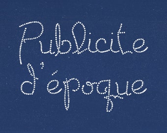 Publicite d'epoque Font with Commercial Licensing