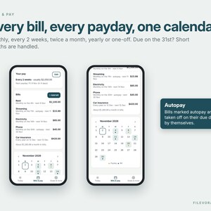 ADHD Budget Planner, Paycheck Budget Tracker App for iPhone Android, Bill Tracker, Expense Tracker, Biweekly Budget, Weekly Budget, Digital image 6