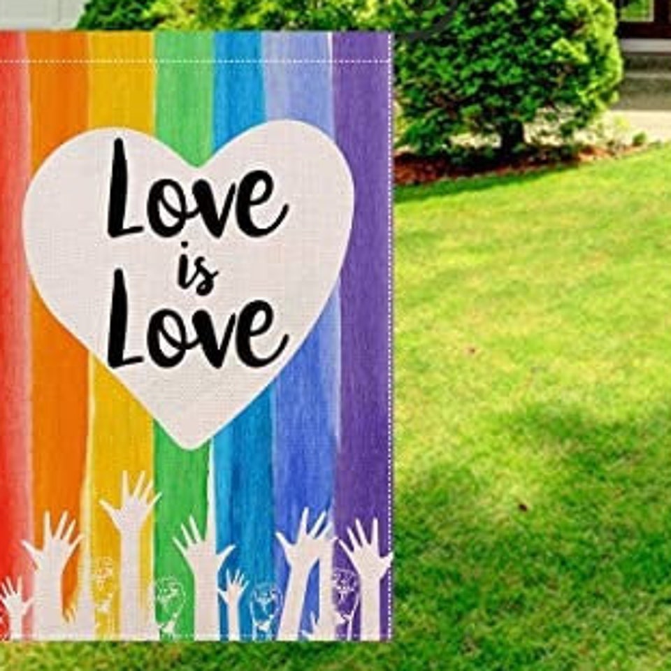 Love Is Love Gay Pride Flag, LGBTQ Pride Flag Designed & Sold By Cristóbal