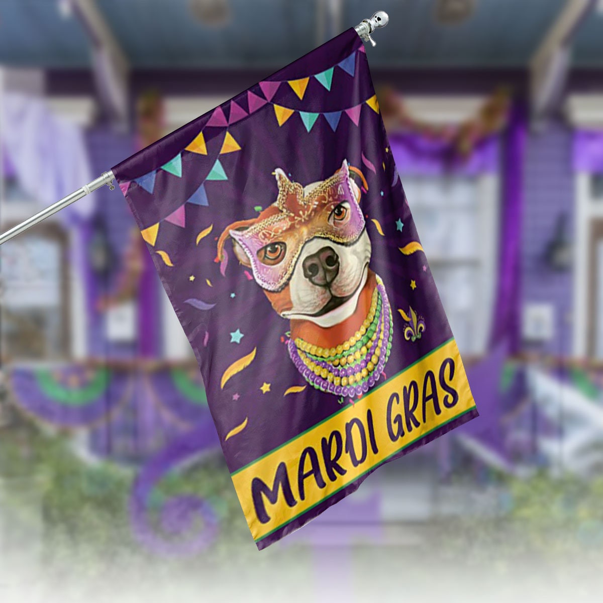 Mardi gras dog bandana sales