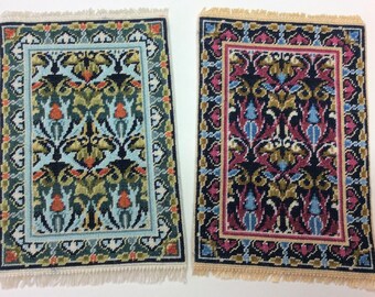 half-inch (24th) scale Doll's house Tapestry rug KIT Arts & Crafts