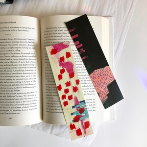 2 Pack Bookmarks, Book Accessories, Recycled Paper Bookmarks, Book Lover Gifts, Home Book Nook Must Haves