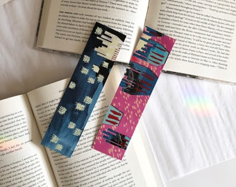 2 Pack Bookmarks, Gifts For Book Lovers, Cozy Home Library, Recycled Paper Bookmarks, Gifts For Art Lovers, Book Nook Accessories