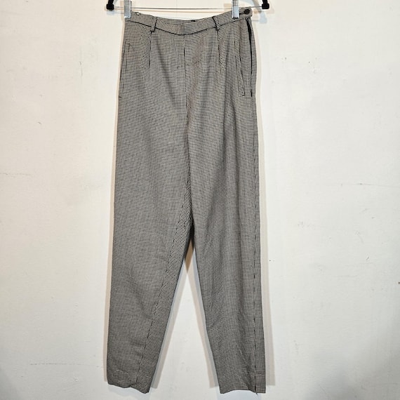 Pendleton, Vintage Pendleton Houndstooth Lined Pants 100% Virgin Wool Size 4