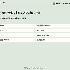 Handgjord priskalkylator för Google Sheets: Material, arbete och avgifter bild 8