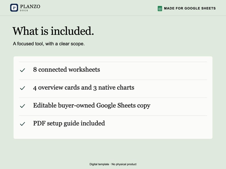 Handgjord priskalkylator för Google Sheets: Material, arbete och avgifter bild 5