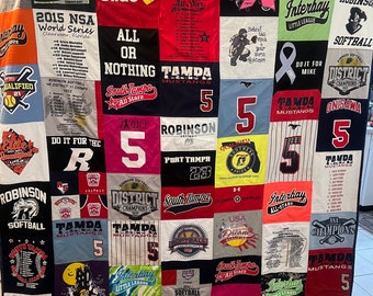 Custom t-shirt Memory Quilts Made To Order.