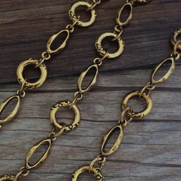 1m Antique gold   Necklace Chain For Jewelry making