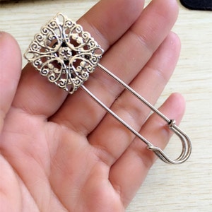 Stainless Steel Lapel Pin Brooch base Settings Tie Tack Blank Pins fit –  Rosebeading Official