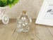 1pieces 86*79*58mm Skull  Glass bottle with corks 